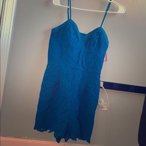 Blue romper